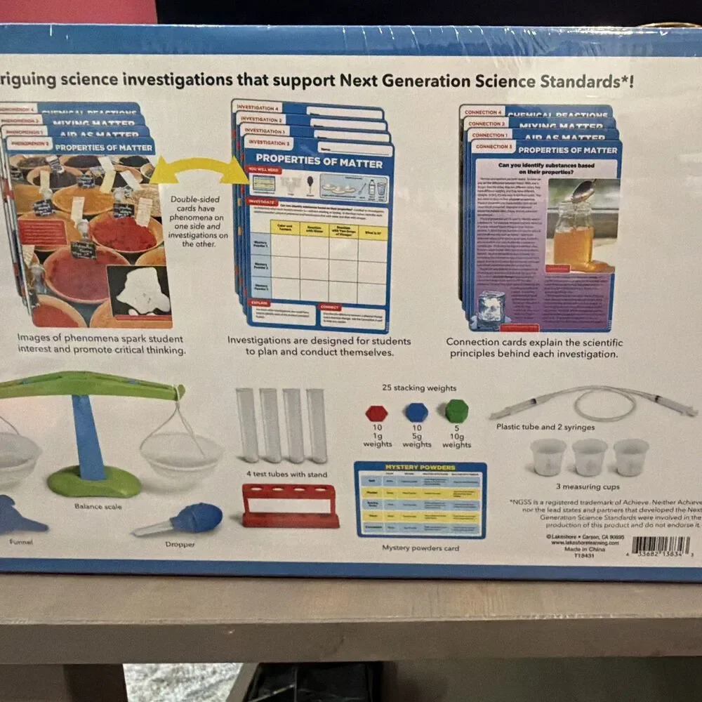 Lakeshore NGSS Properties of Matter Science Kit FF845 Ages 8-11 Years